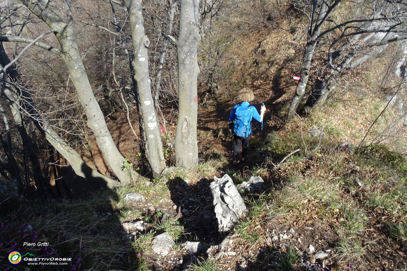 40 Seconda ripida discesa per poi risalire sul Monte Ocone.JPG